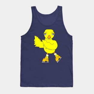 Ice Skating Chick Tank Top